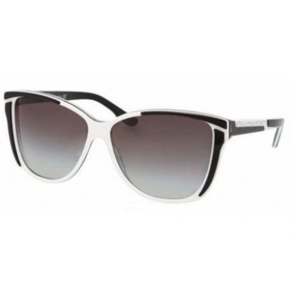Stella McCartney White Cateye Sunglasses